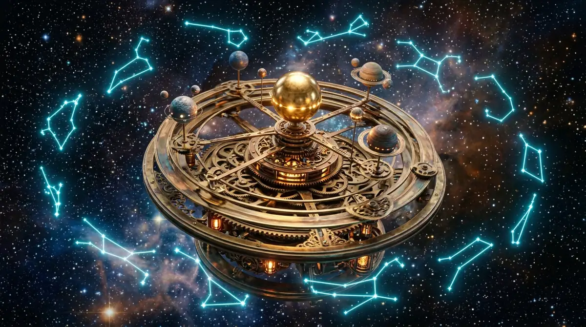 The Celestial Orrery Spin Cover